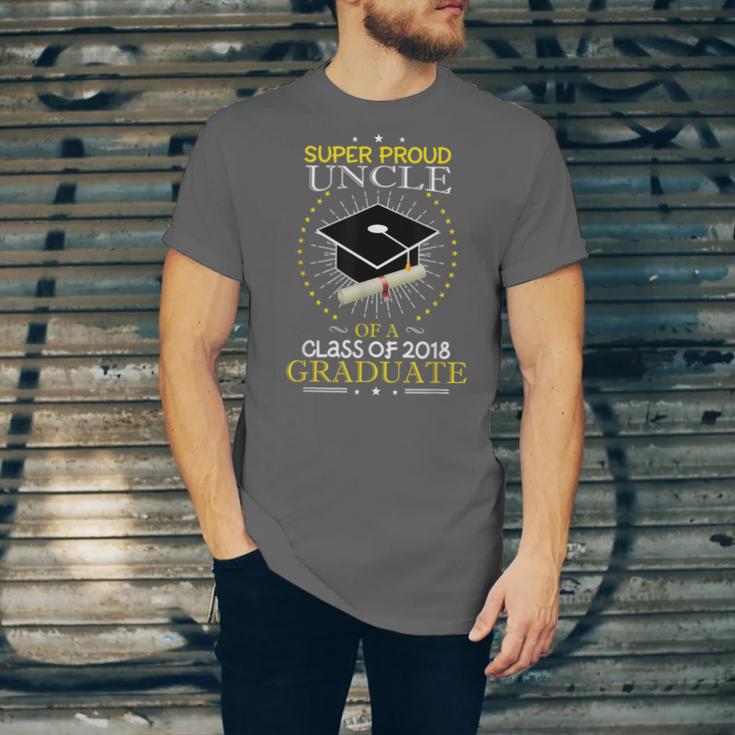 Proud Uncle The Class Of 2018 Graduate Graduation Shirt S2 Unisex Jersey T-Shirt