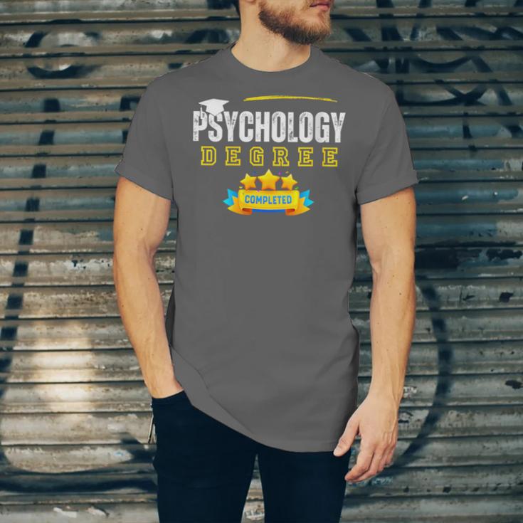 Psychology Degree Graduation Senior Celebration Grad Party Unisex Jersey T-Shirt