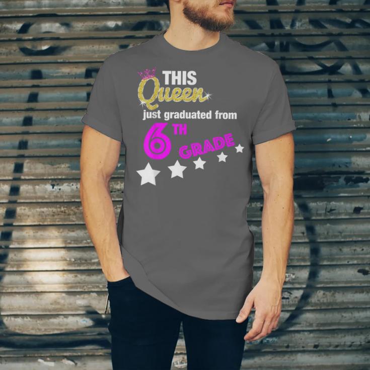 Queen 6th Grade Graduation For Girls Unisex Jersey T-Shirt