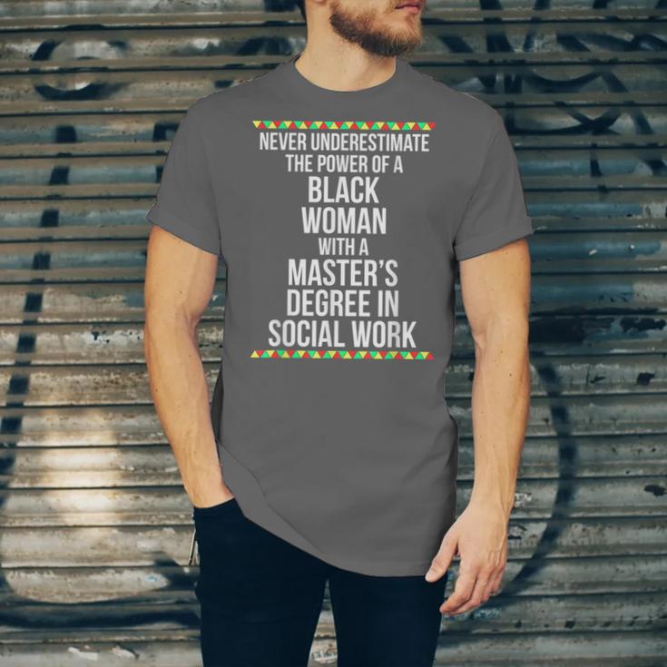 Queen MSW Social Work Masters Graduation Unisex Jersey T-Shirt