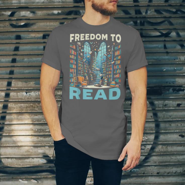 Read Banned Books Bookworm Book Lover Reading Literature Unisex Jersey T-Shirt