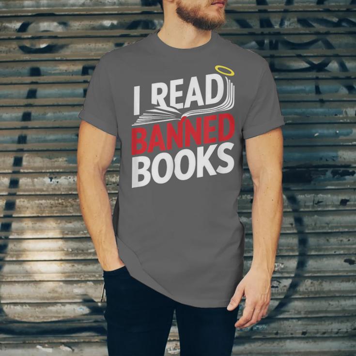 I Read Banned Books Defiant And Bold Unisex Jersey T-Shirt
