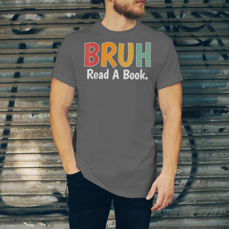 Read A Book Bruh English Teacher Reading Read A Book Unisex Jersey T-Shirt