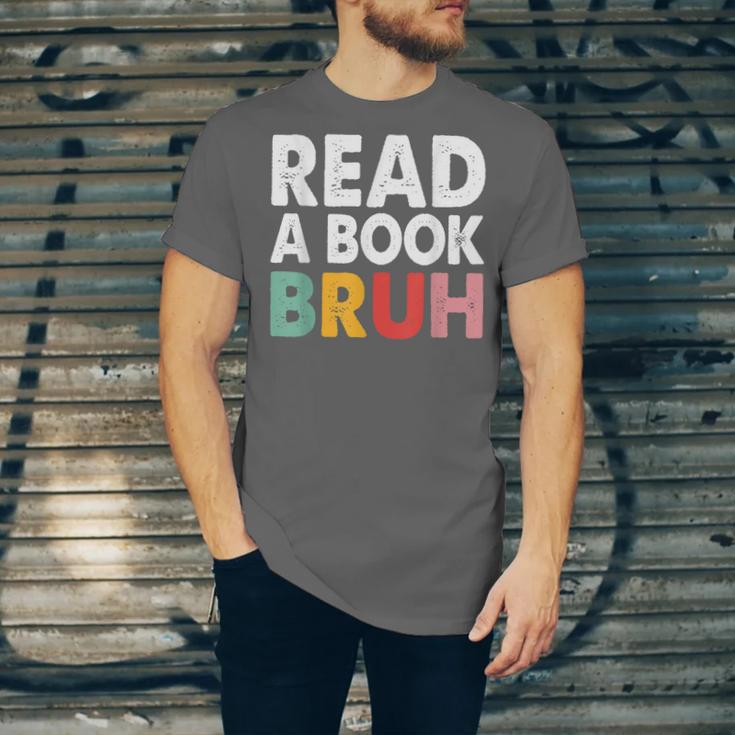Read A Book Bruh Teacher Unisex Jersey T-Shirt