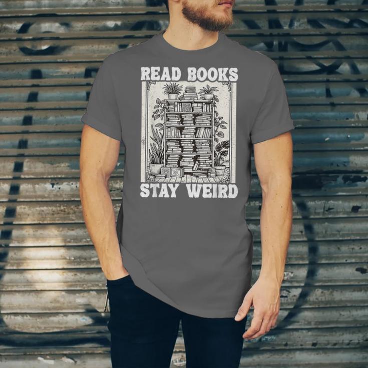 Read Books Stay Weird Introvert Book Lover Book Unisex Jersey T-Shirt Read Books Stay Weird Introvert Book Lover Book Unisex Jersey T-Shirt