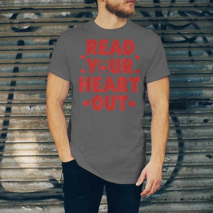 Read Your Heart Out Book Lover Reading Teachers Kids Unisex Jersey T-Shirt Read Your Heart Out Book Lover Reading Teachers Kids Unisex Jersey T-Shirt