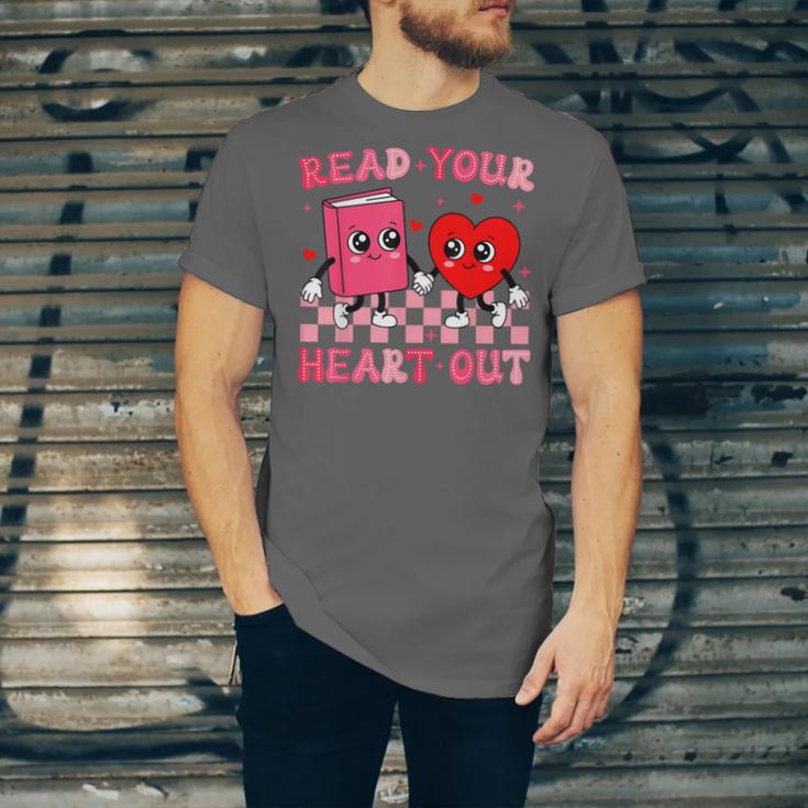 Read Your Heart Out Cute Reading Book Lover Unisex Jersey T-Shirt