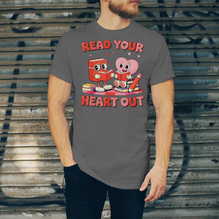 Read Your Heart Out Valentine Reading Book Girl Kid Teacher Unisex Jersey T-Shirt Read Your Heart Out Valentine Reading Book Girl Kid Teacher Unisex Jersey T-Shirt