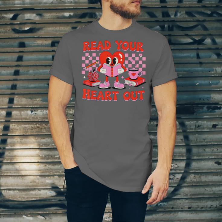 Read Your Heart Out Valentine Reading Book Kid Teacher Unisex Jersey T-Shirt Read Your Heart Out Valentine Reading Book Kid Teacher Unisex Jersey T-Shirt