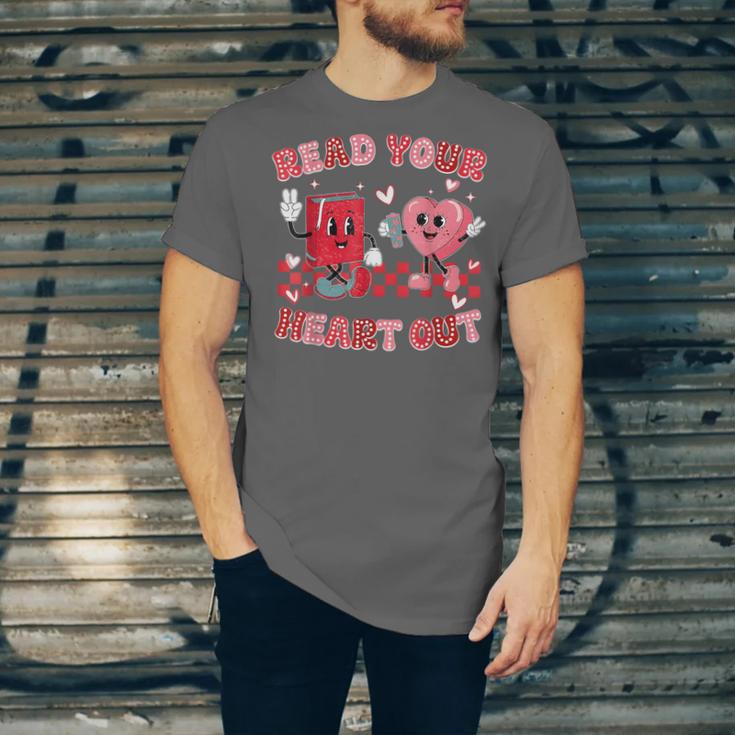 Read Your Heart Out Valentine Teacher Book Lover Unisex Jersey T-Shirt Read Your Heart Out Valentine Teacher Book Lover Unisex Jersey T-Shirt