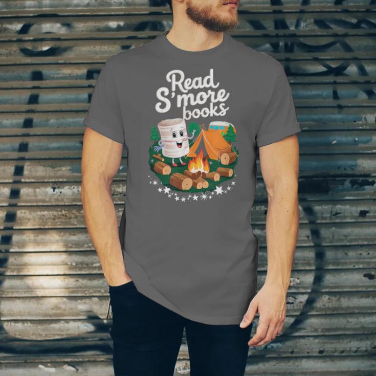 Read S'More Books Around Campfire National Book Week Unisex Jersey T-Shirt Read S'More Books Around Campfire National Book Week Unisex Jersey T-Shirt