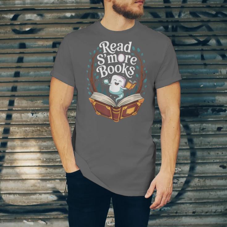Read S'More Books Camping Outdoors Travel Campfire Unisex Jersey T-Shirt Read S'More Books Camping Outdoors Travel Campfire Unisex Jersey T-Shirt