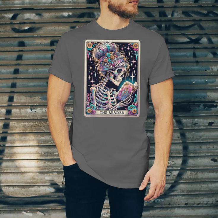 The Reader Tarot Card Women Book Lover Librarian Read Unisex Jersey T-Shirt The Reader Tarot Card Women Book Lover Librarian Read Unisex Jersey T-Shirt