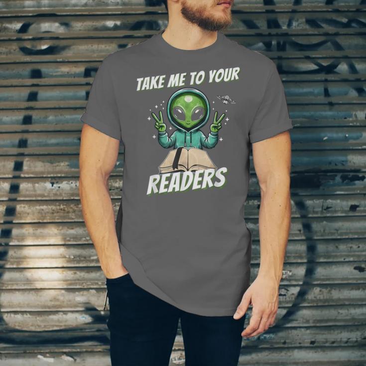 Take Me To Your Readers Across America Read More Books Unisex Jersey T-Shirt