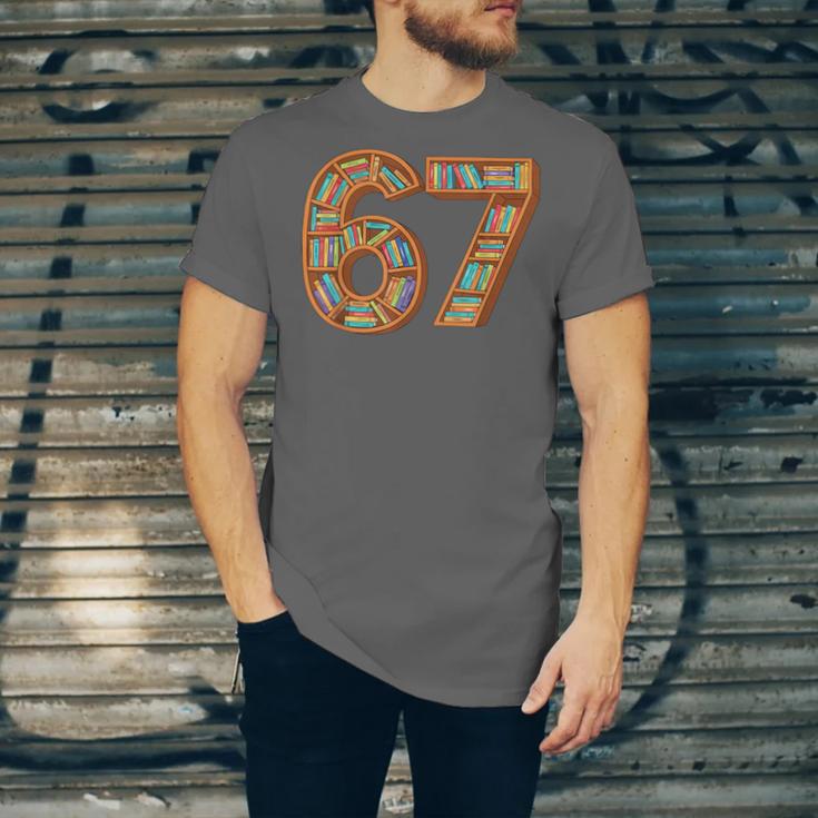 Reading 67 Six Seven Meme Teacher Book Lover Bookshelf Unisex Jersey T-Shirt Reading 67 Six Seven Meme Teacher Book Lover Bookshelf Unisex Jersey T-Shirt