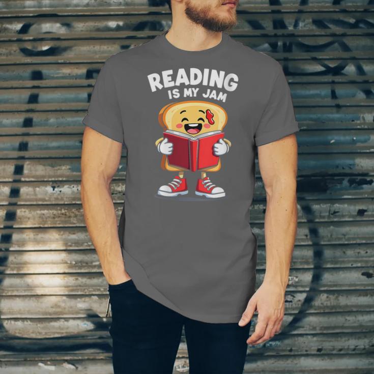 Reading Is My Jam I Love To Read Books Unisex Jersey T-Shirt