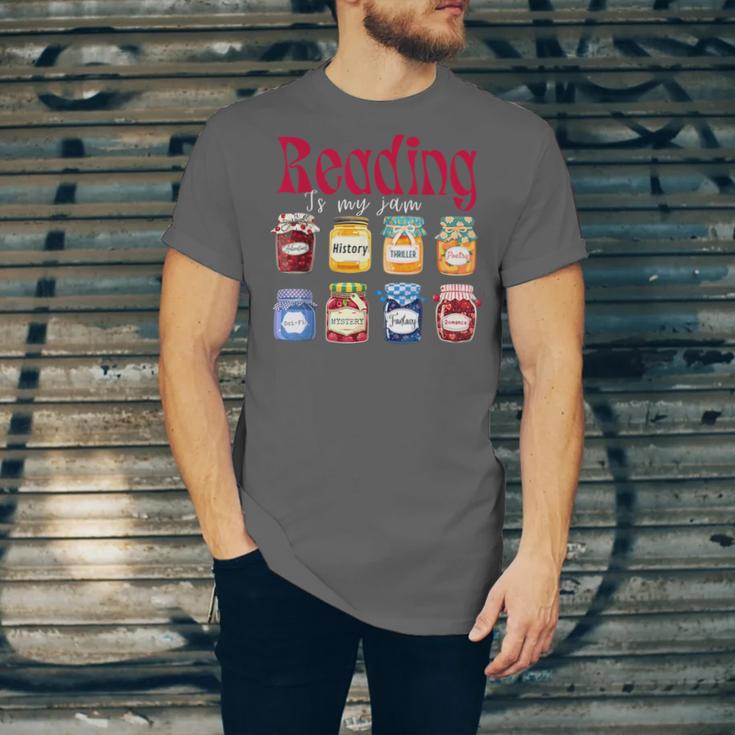 Reading Is My Jam Teacher Student Book Lovers Unisex Jersey T-Shirt Reading Is My Jam Teacher Student Book Lovers Unisex Jersey T-Shirt