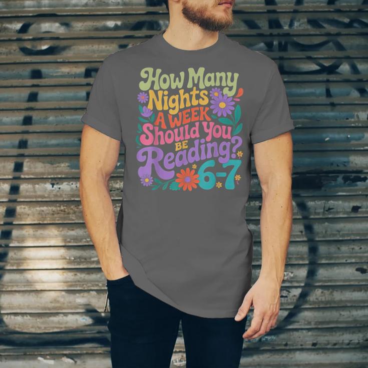 Reading Six Seven Meme Book Lover 67 Teacher 6 7 Unisex Jersey T-Shirt Reading Six Seven Meme Book Lover 67 Teacher 6 7 Unisex Jersey T-Shirt