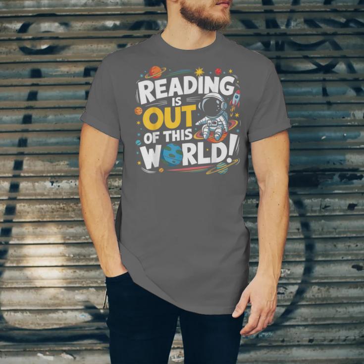 Reading Is Out Of This World Space Book Lover Kids Unisex Jersey T-Shirt Reading Is Out Of This World Space Book Lover Kids Unisex Jersey T-Shirt