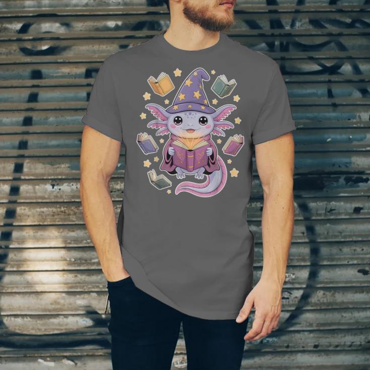 ReadsALOTL Cute Axolotl Book Lover Unisex Jersey T-Shirt