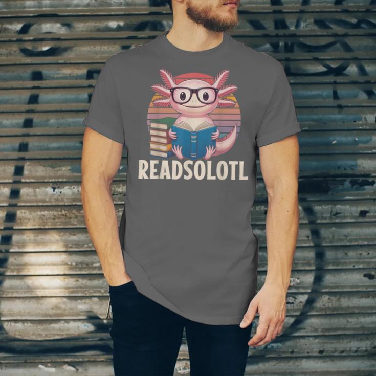 Readsolotl Axolotl Reading Book Lover Kawaii Bookworms Unisex Jersey T-Shirt Readsolotl Axolotl Reading Book Lover Kawaii Bookworms Unisex Jersey T-Shirt