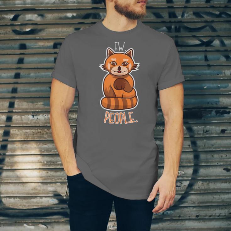 Red Panda Introvert For Red Pandas Fan Unisex Jersey T-Shirt Red Panda Introvert For Red Pandas Fan Unisex Jersey T-Shirt