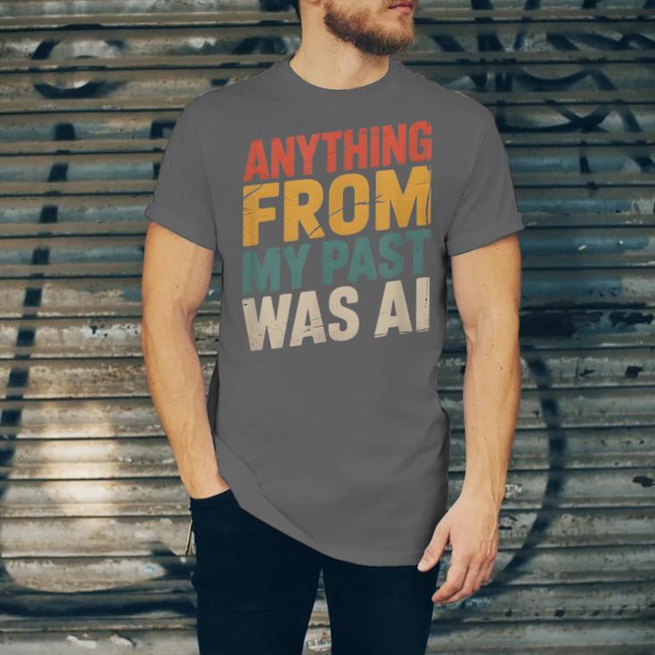 Retro AI Nostalgia Quote Distressed Vintage Unisex Jersey T-Shirt