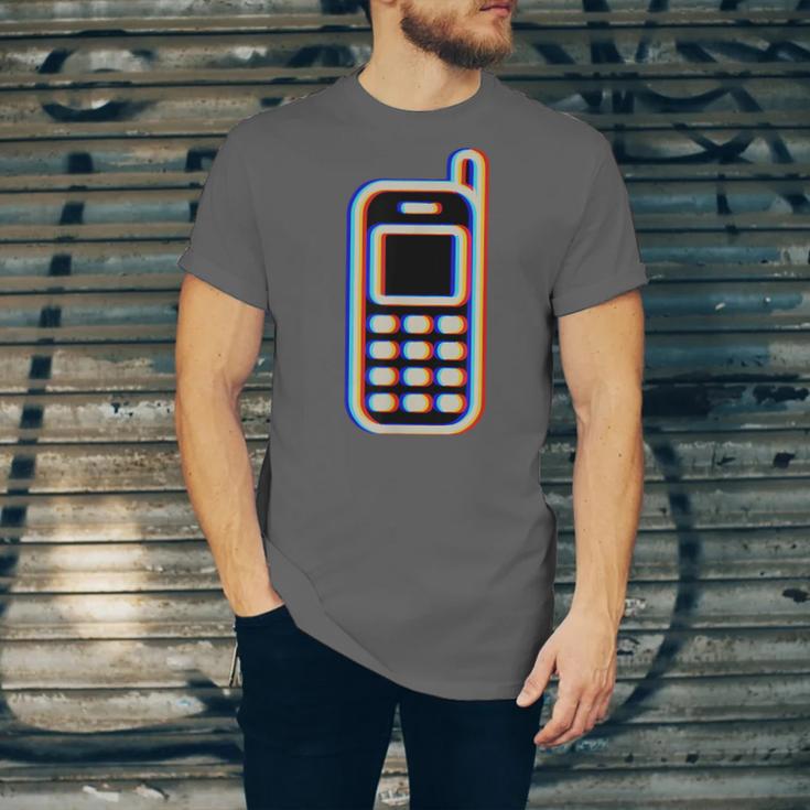Retro Cell Vintage Mobile Phone 90s Nostalgia Vaporwave Fun Unisex Jersey T-Shirt Retro Cell Vintage Mobile Phone 90s Nostalgia Vaporwave Fun Unisex Jersey T-Shirt
