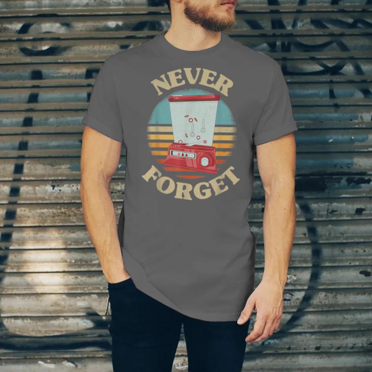 Retro Gaming Never Forget Nostalgia Vintage Unisex Jersey T-Shirt