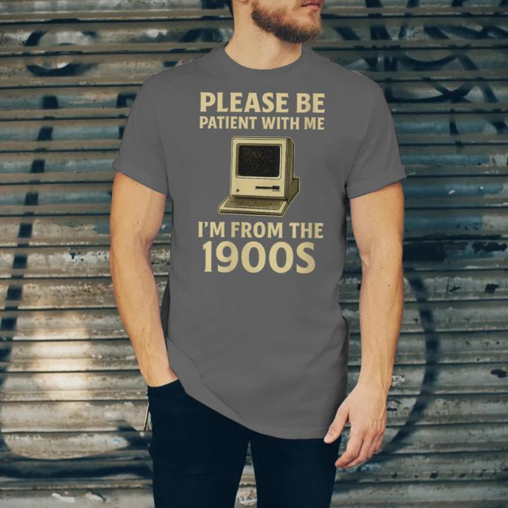 Retro Please Be Patient With Me I'm From The 1900s Computer Unisex Jersey T-Shirt