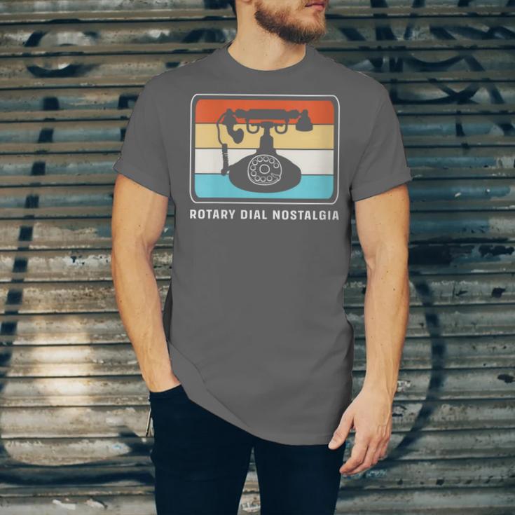 Retro Rotary Dial Nostalgia Dial Phone Unisex Jersey T-Shirt
