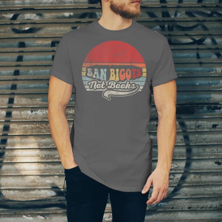 Retro Vintage Ban Bigots Not Books Shirt Free Banned Books Unisex Jersey T-Shirt Retro Vintage Ban Bigots Not Books Shirt Free Banned Books Unisex Jersey T-Shirt