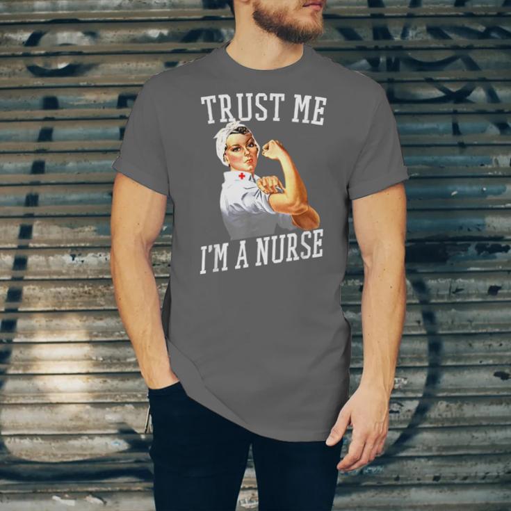 Rosie Riveter Nurse Shirt Nurse Graduation Shirt Unisex Jersey T-Shirt