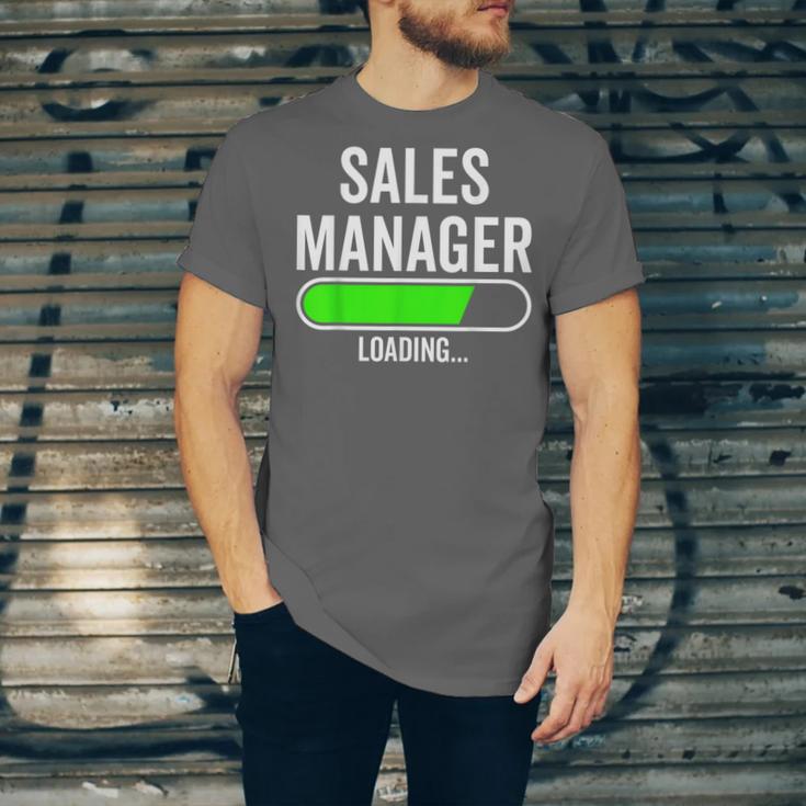 Sales Manager Loading Graduation Graduate New Job Unisex Jersey T-Shirt