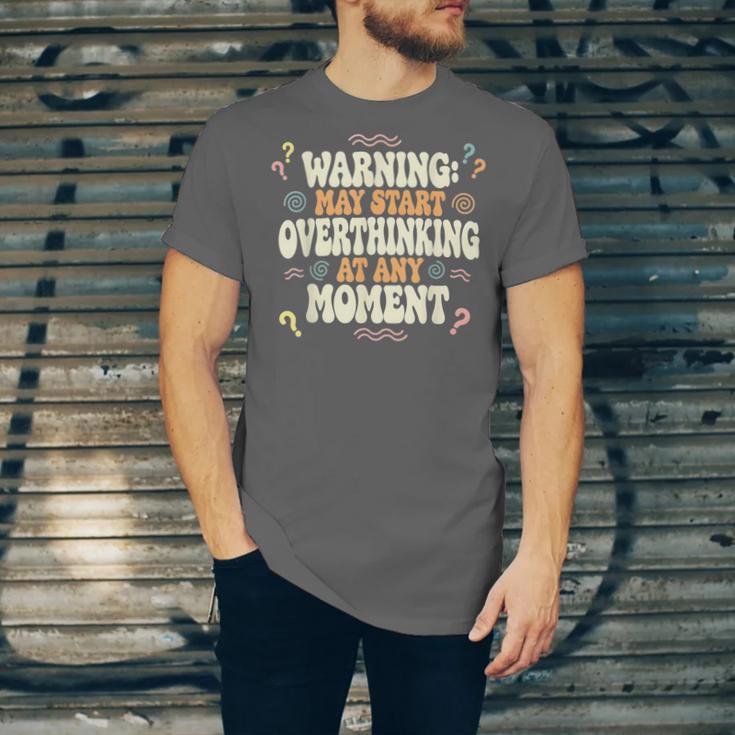 Sarcastic For Deep Thinkers Introverts Groovy Unisex Jersey T-Shirt