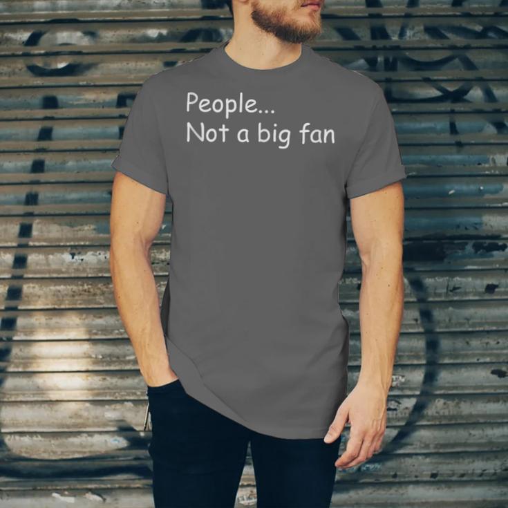 Sarcastic Introvert People Not A Big Fan Unisex Jersey T-Shirt Sarcastic Introvert People Not A Big Fan Unisex Jersey T-Shirt