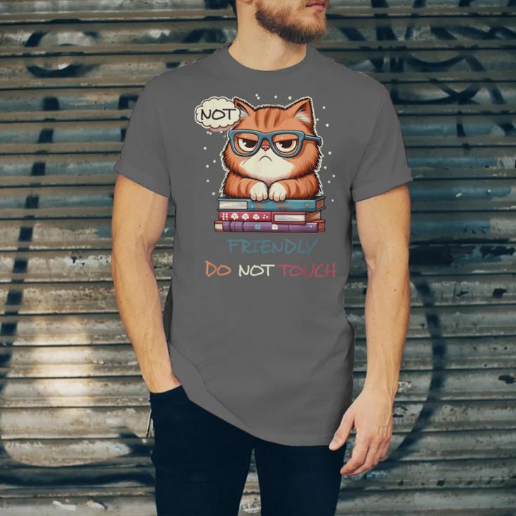 Sarcastic Loner Introvert Not a Friendly Do Not Touchs Unisex Jersey T-Shirt