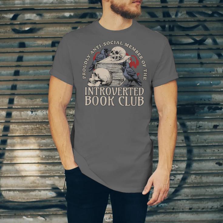 Sarcastic Proud Anti Social Member Of Introverted Book Club Unisex Jersey T-Shirt