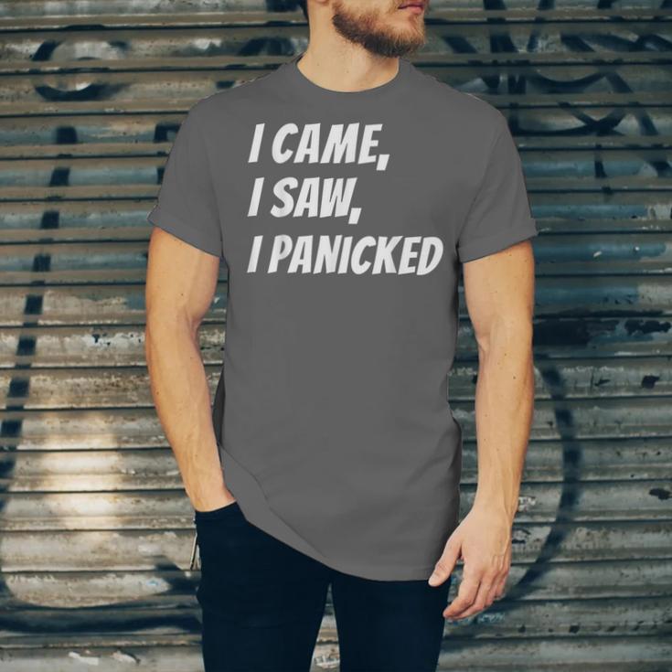 I Came I Saw Joke For Shy Type And Introverts Unisex Jersey T-Shirt I Came I Saw Joke For Shy Type And Introverts Unisex Jersey T-Shirt
