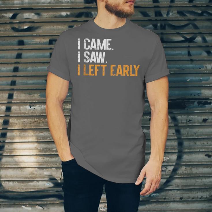 I Came i Saw i Left Early Introvert Unisex Jersey T-Shirt I Came i Saw i Left Early Introvert Unisex Jersey T-Shirt