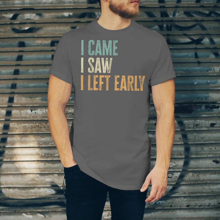 I Came I Saw I Left Early Introverts Lovers Unisex Jersey T-Shirt I Came I Saw I Left Early Introverts Lovers Unisex Jersey T-Shirt