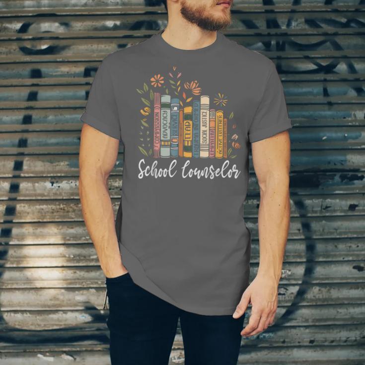 School Counselor Wildflower Books National School Counseling Unisex Jersey T-Shirt School Counselor Wildflower Books National School Counseling Unisex Jersey T-Shirt