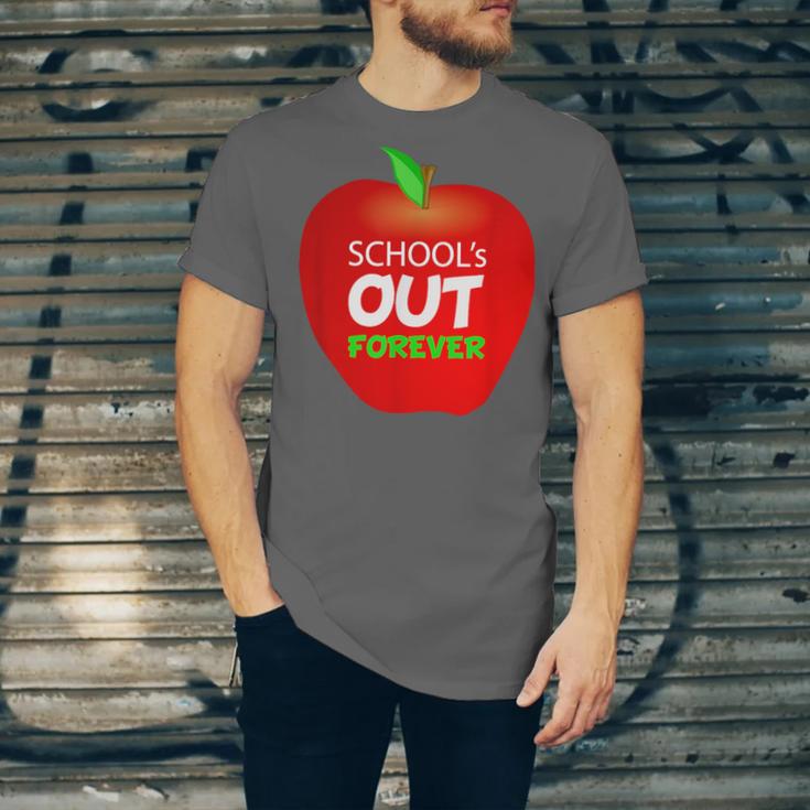 School Is Out Forever Graduation Humor Unisex Jersey T-Shirt