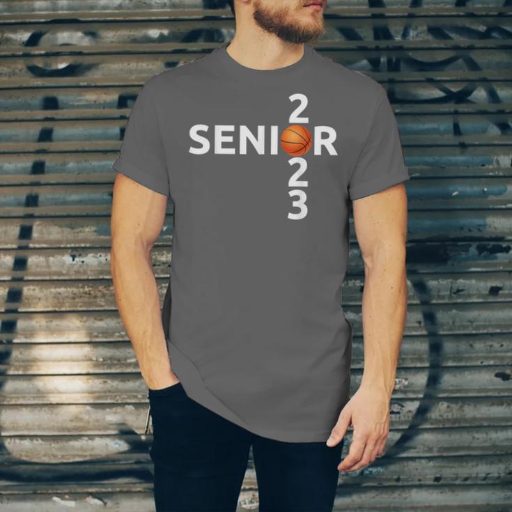 Senior 2023 Basketball Graduation Party Unisex Jersey T-Shirt