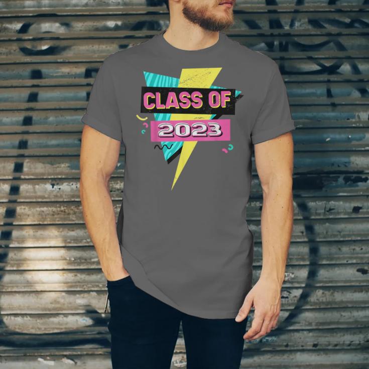 Senior 2023 Graduation Class Of 2023 Retro 90's Graduation Unisex Jersey T-Shirt
