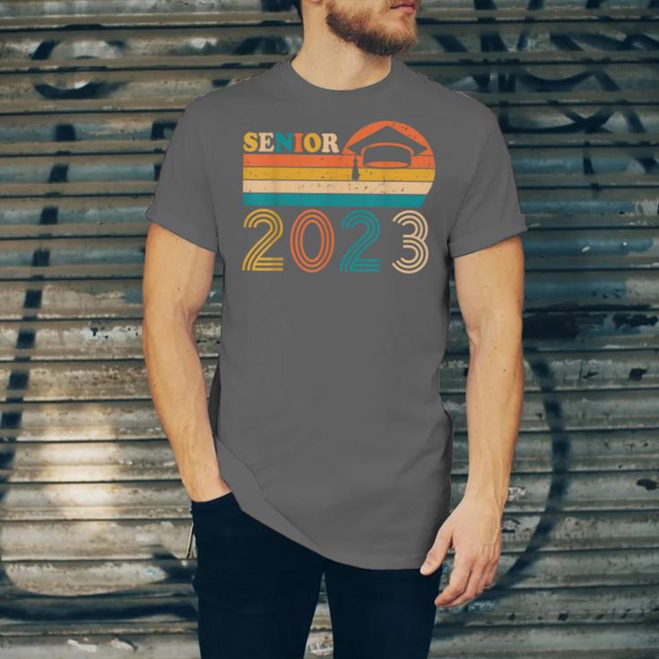 Senior 2023 Retro Class Of 2023 Seniors Graduation 23 Unisex Jersey T-Shirt