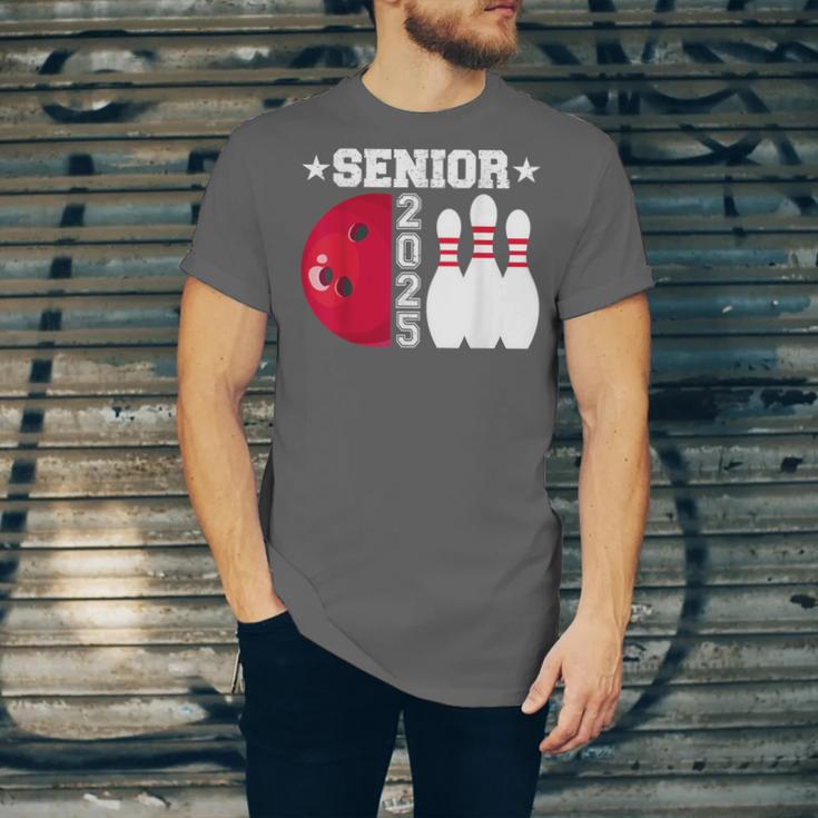 Senior 2025 Bowling Player Class Of 2025 Graduation Seniors Unisex Jersey T-Shirt