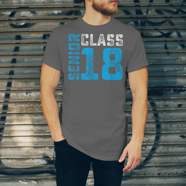 Senior Class 18 Shirt Graduation Apparel T-Shirt Unisex Jersey T-Shirt