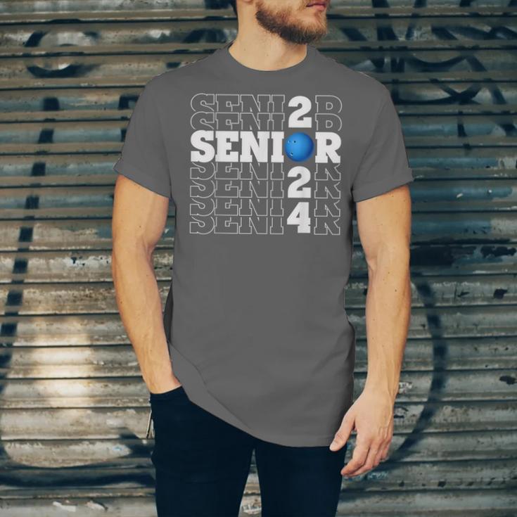 Senior Class Of 2024 Bowling First Day Of School Graduation Unisex Jersey T-Shirt
