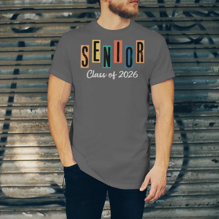 Senior Class Of 2026 Women Men Graduation Class Of 2026 Unisex Jersey T-Shirt